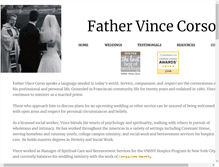 Tablet Screenshot of fathervince.com